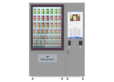 32 นิ้วโฆษณา LCD Screen สด Salad Vending Machines ด้วยระบบลิฟต์