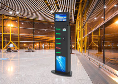 ตู้เก็บของ 6 โฆษณาสถานีชาร์จโทรศัพท์มือถือตู้ขายเครื่องหยอดเหรียญสำหรับสถานีรถไฟสนามบิน