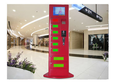ตู้เก็บอุปกรณ์ชาร์จมือถือดิจิตอล 8 ตู้สถานีชาร์จโทรศัพท์มือถือเชิงพาณิชย์สำหรับ Iphone ใหม่ 12