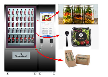 ตู้เก็บขายอาหารเพื่อสุขภาพ, เครื่องจำหน่ายสลัดด้วยระบบรีโมทคอนโทรล
