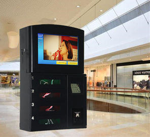 แตะสถานีชาร์จโทรศัพท์มือถือด้วยโปรแกรมเล่นโฆษณา LCD สำหรับร้านอาหาร