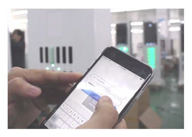 12 ช่องโฆษณาหน้าจอ LCD สถานีพลังงานร่วมที่ใช้ร่วมกันระบบการเช่าธนาคารพลังงานด้วยแอพหรือเครื่องอ่านการ์ด