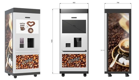 มินิมาร์ทชากาแฟตู้จำหน่ายเครื่องสำอางตู้เก็บของพร้อมหน้าจอสัมผัส 22 นิ้ว