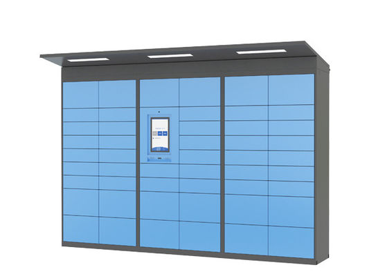 บาร์โค้ดตู้เก็บสัมภาระตู้ล็อคประตูไฟฟ้าภายนอก OEM / OEM