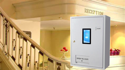 โรงแรมออกแบบกันน้ำกลางแจ้งอัจฉริยะ รีโมทคอนโทรล การจัดการ FCC Rfid กุญแจตู้เก็บสัมภาระ