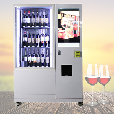 Refrigerated Whiskey Wine Vending Machine With Conveyor Belt System