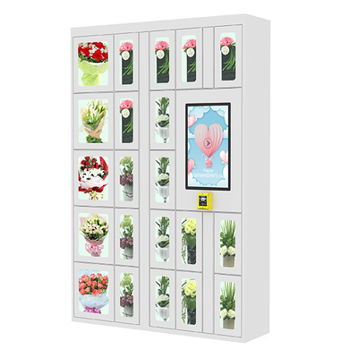 Smart Flower Delivery Locker ห้องเย็นพร้อมเครื่องทำความเย็นและรีโมทคอนโทรล