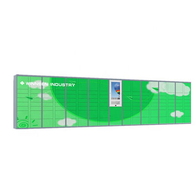 คุณภาพ  Barcode Password Computer CRS Luggage Lockers Safe With Multi Language Ui โรงงาน