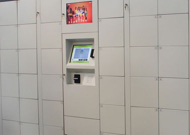 Coin Operated Airport ตู้เก็บสัมภาระที่มีอุตสาหกรรมคอมพิวเตอร์หน้าจอสัมผัสขนาด 15 นิ้ว