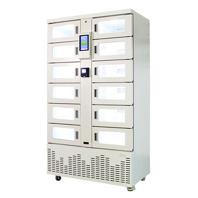 Winnsen Automatic 24 Hours Cooling Vending Locker Cabinets ตู้จำหน่ายไข่แช่เย็นพร้อมรีโมทคอนโทรล