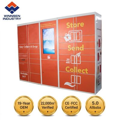 คุณภาพ ห้องเก็บสินค้าสมาร์ท พร้อมระบบ 15 นิ้ว Android Touchscreen Cloud Remote Management และ 600 Doors One Console โรงงาน