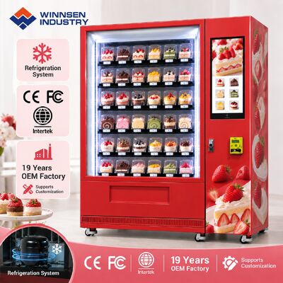 คุณภาพ Winnsen Cupcake and Bread Vending Machine for Supermarket Coffee Shop Office Lobby โรงงาน