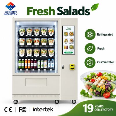 คุณภาพ Winnsen Commercial Salad Vending Machine Self Service Healthy Food 24 Hour Retail โรงงาน