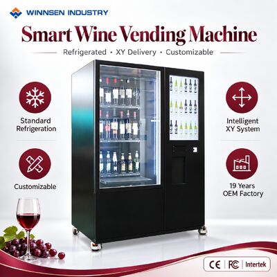 คุณภาพ Winnsen  Commercial Wine Vending Machine for Wine Shops Liquor Stores Retail Display Cooler โรงงาน