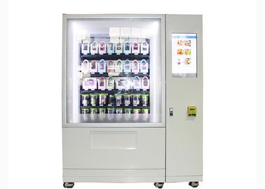 QR Code ผลไม้สดผลไม้สลัดตู้จำหน่ายสินค้าอัตโนมัติตู้เย็นพร้อมจอสัมผัส